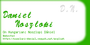 daniel noszlopi business card